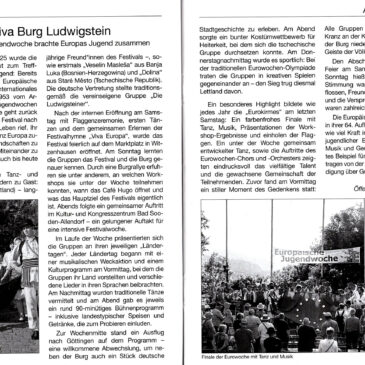 Ludwigsteiner Blätter 307: Eurowoche 2025
